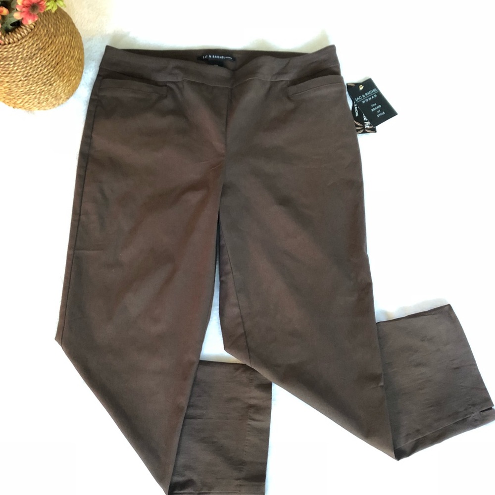 Zac & Rachel Chocolate Pull-on Pants